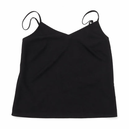 Womens UK Size 10 ASOS Black Camisole Blouse