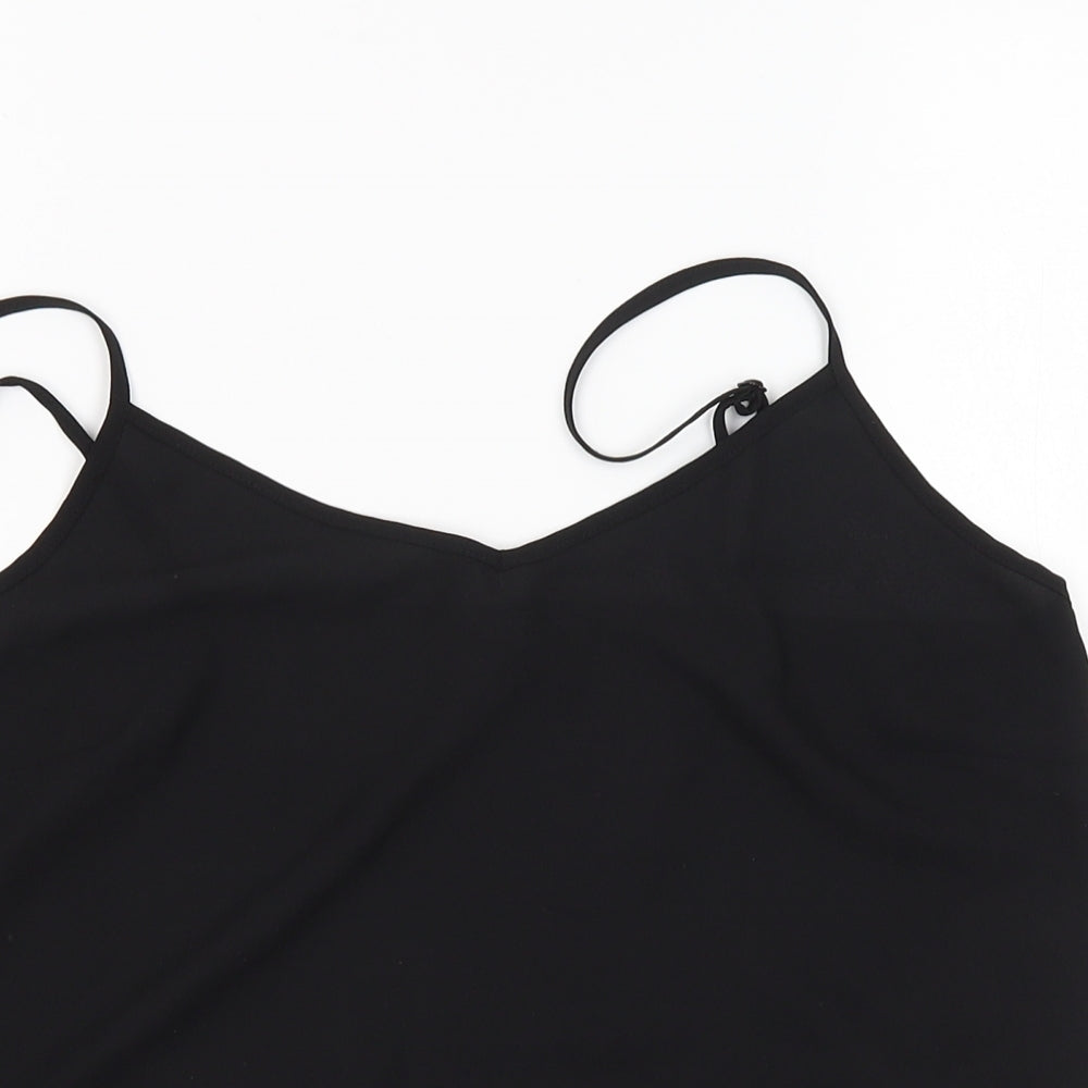 Womens UK Size 10 ASOS Black Camisole Blouse
