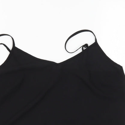 Womens UK Size 10 ASOS Black Camisole Blouse