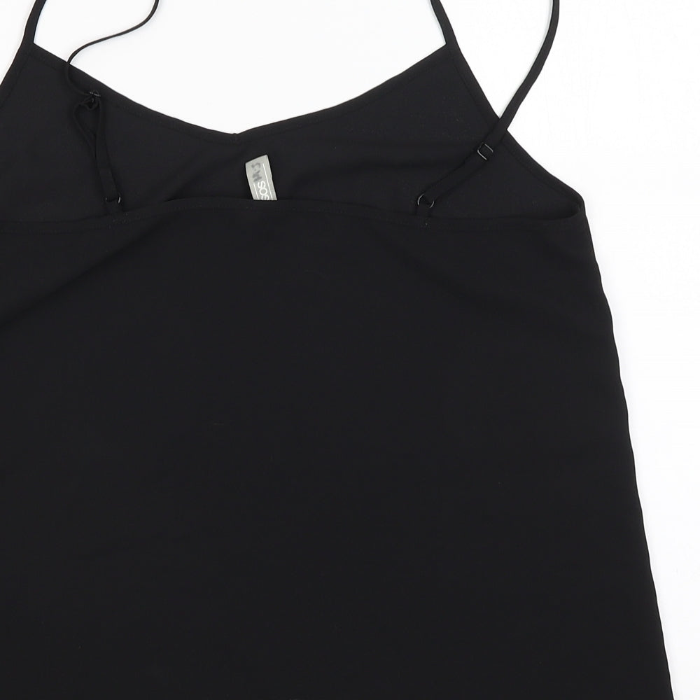 Womens UK Size 10 ASOS Black Camisole Blouse