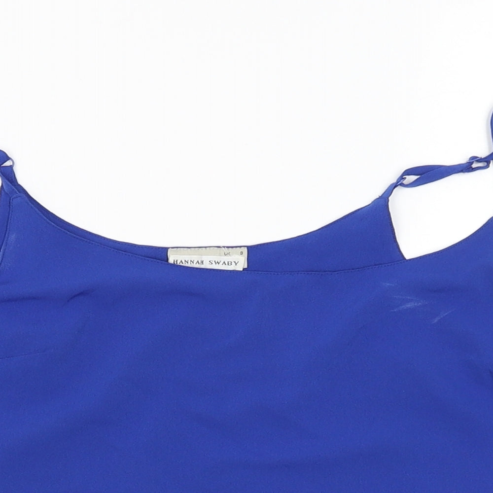 Womens UK Size 8 ASOS Blue Camisole Blouse