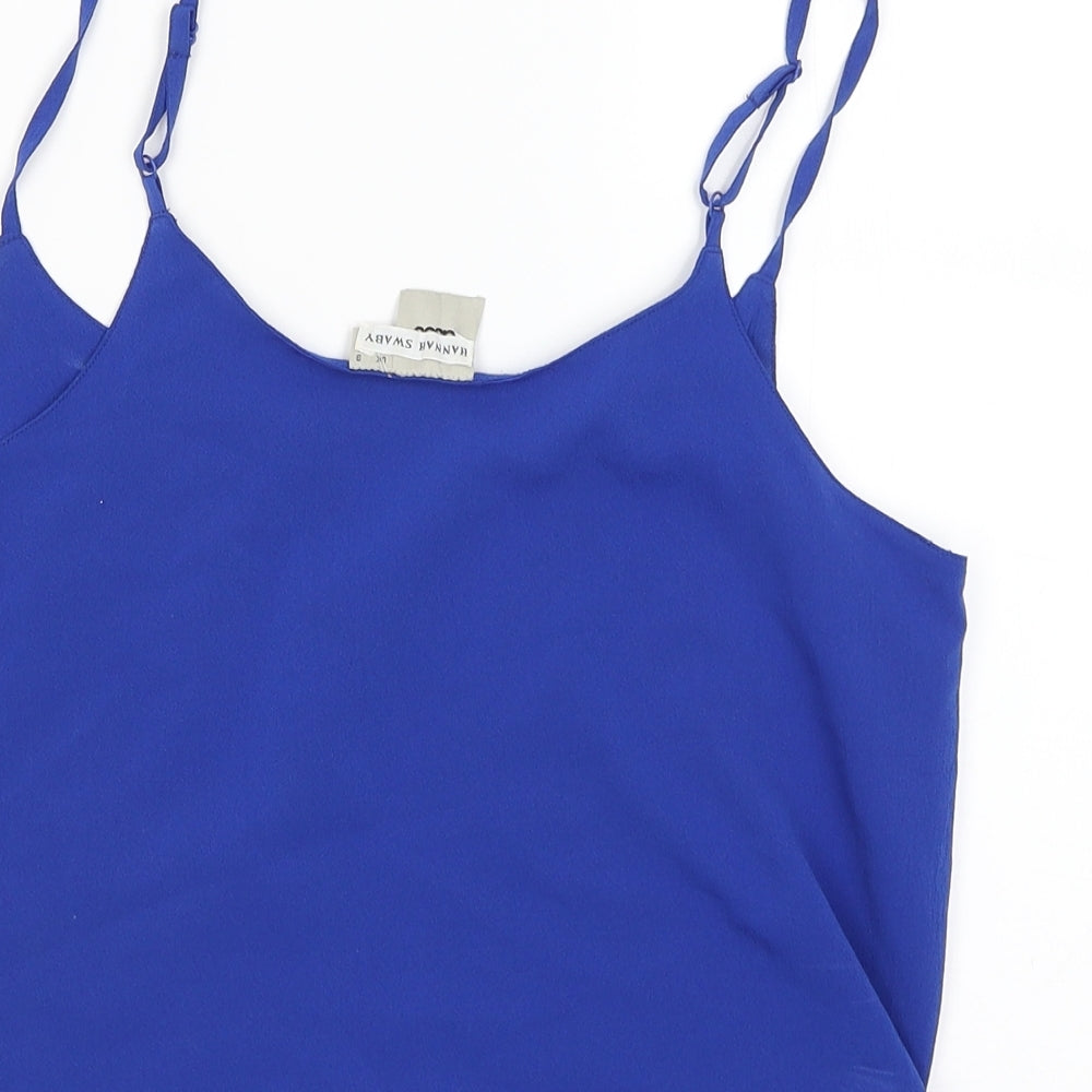 Womens UK Size 8 ASOS Blue Camisole Blouse