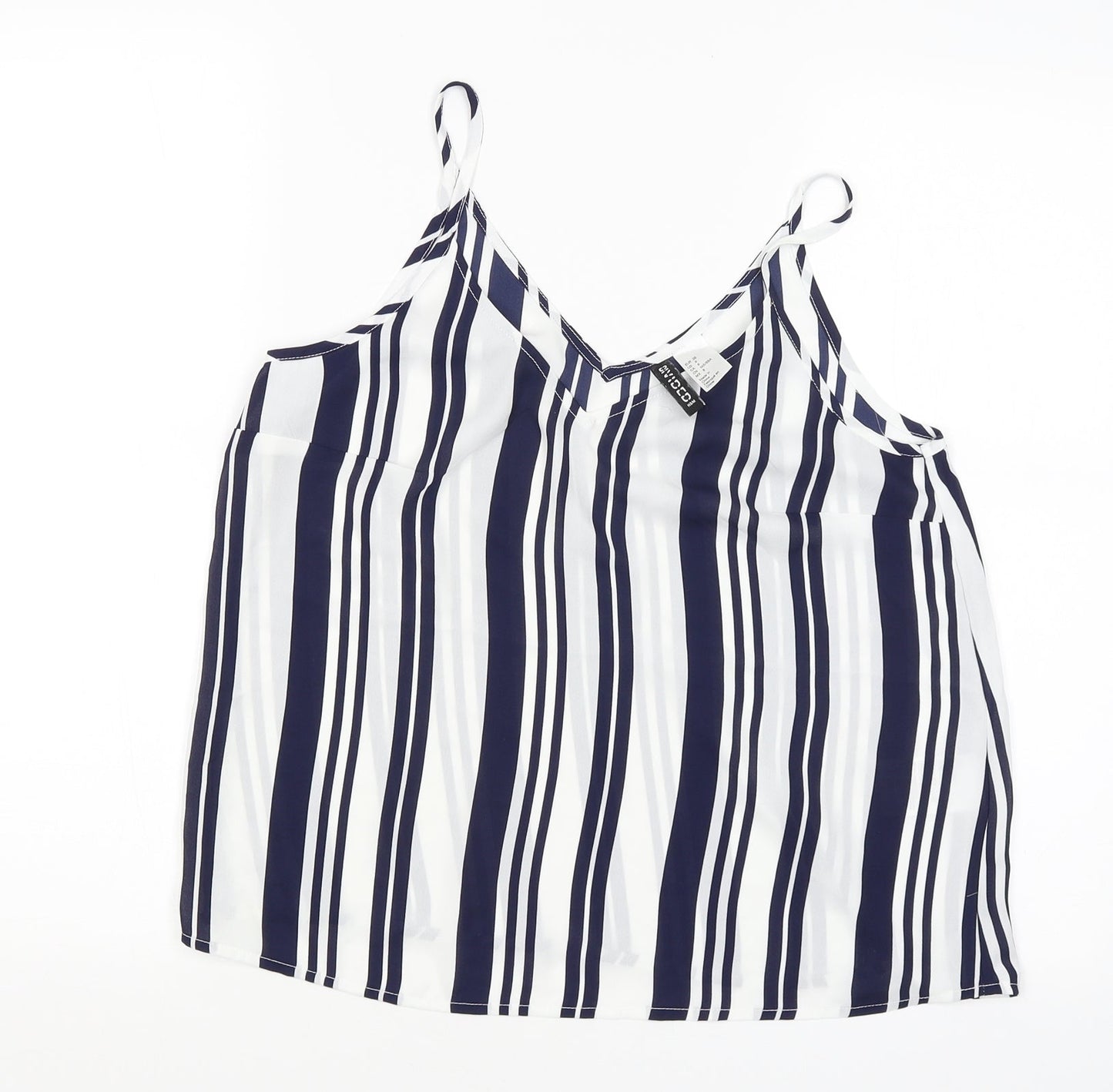 Womens UK Size 10 Divided Blue Camisole Blouse