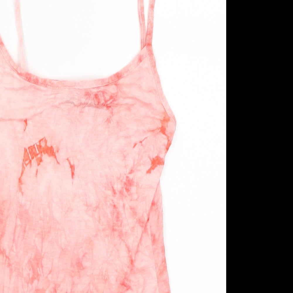 Womens UK Size 10 Missguided Pink Camisole Blouse
