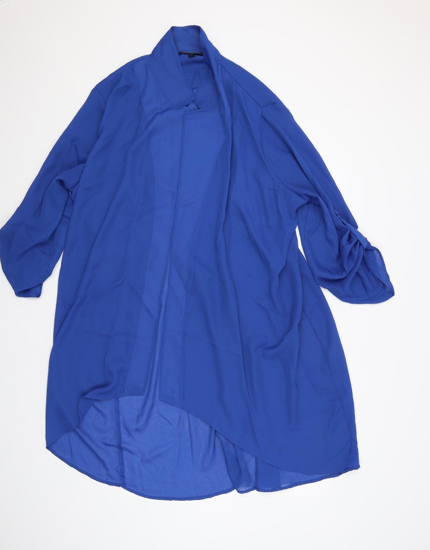 Chelsea Muse Womens Blue   Basic Blouse Size 3XL