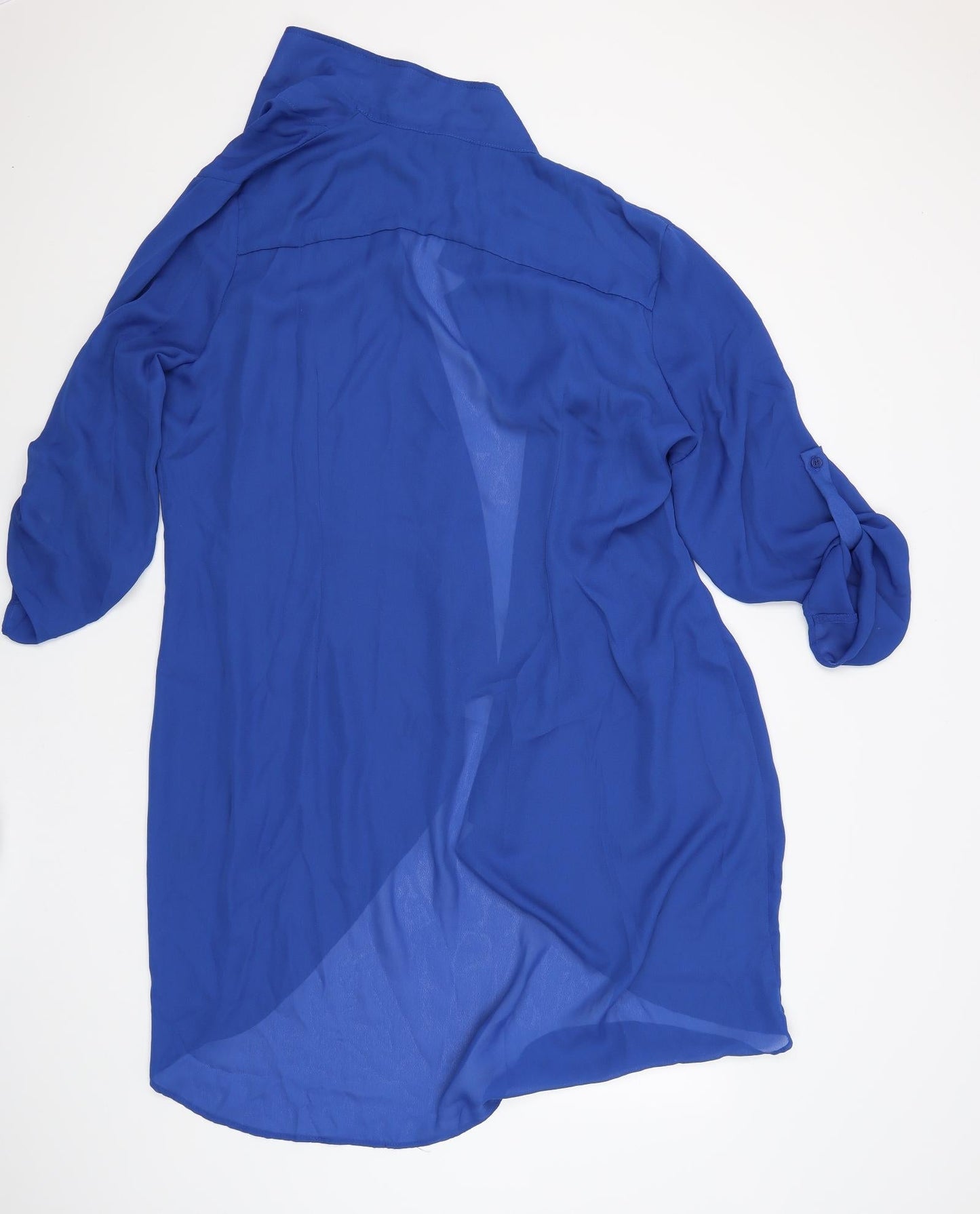 Chelsea Muse Womens Blue   Basic Blouse Size 3XL