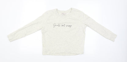 TU Womens White   Pullover Jumper Size 6