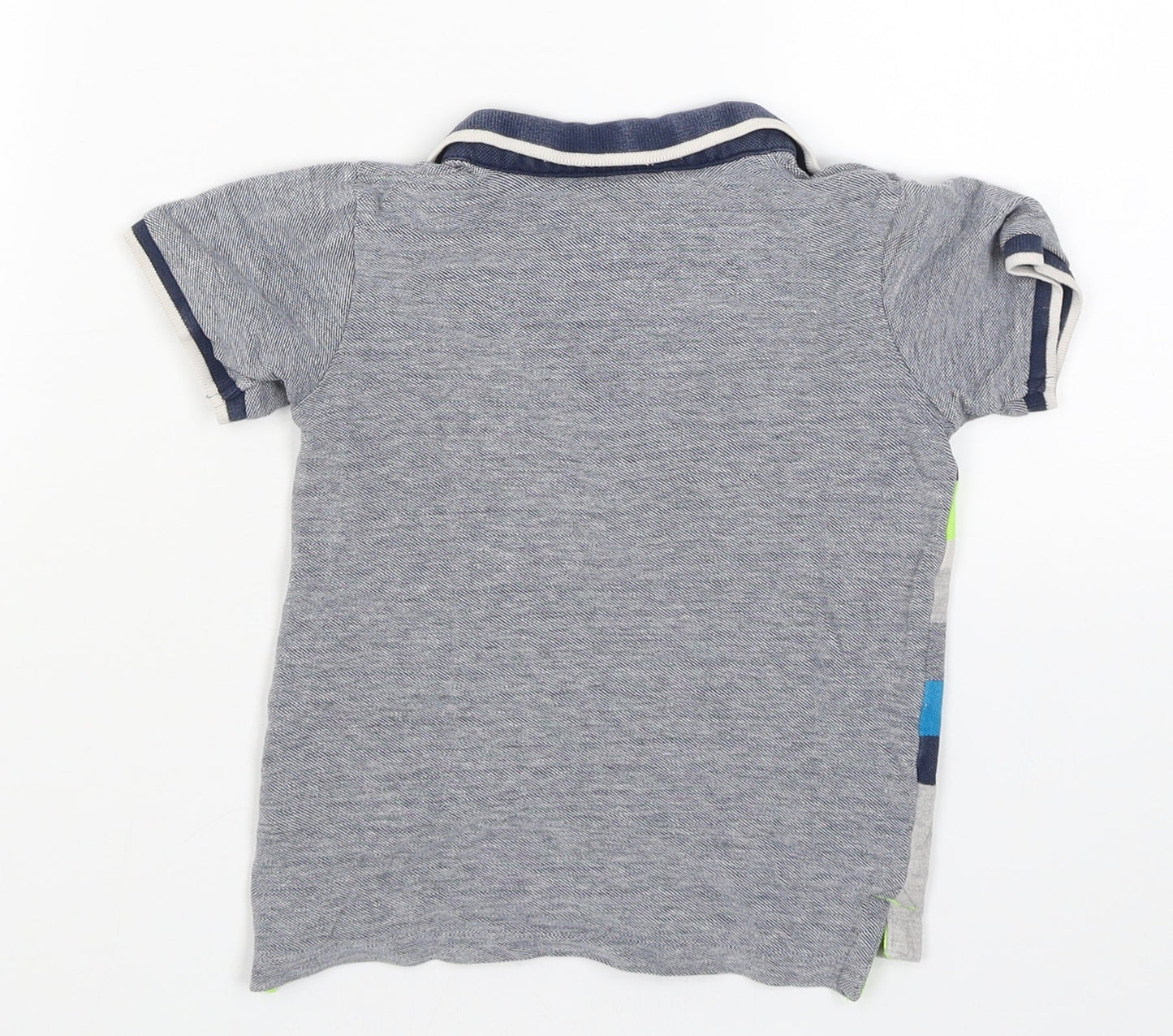 Matalan Boys Grey Striped  Pullover T-Shirt Size 3-4 Years