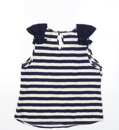Womens UK Size 14 Atmosphere Blue Basic Tank