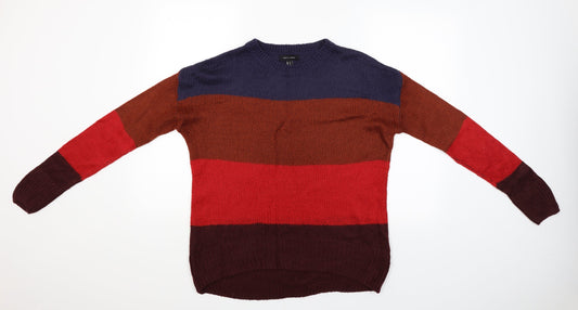 New Look Womens Multicoloured Striped  Pullover Jumper Size S