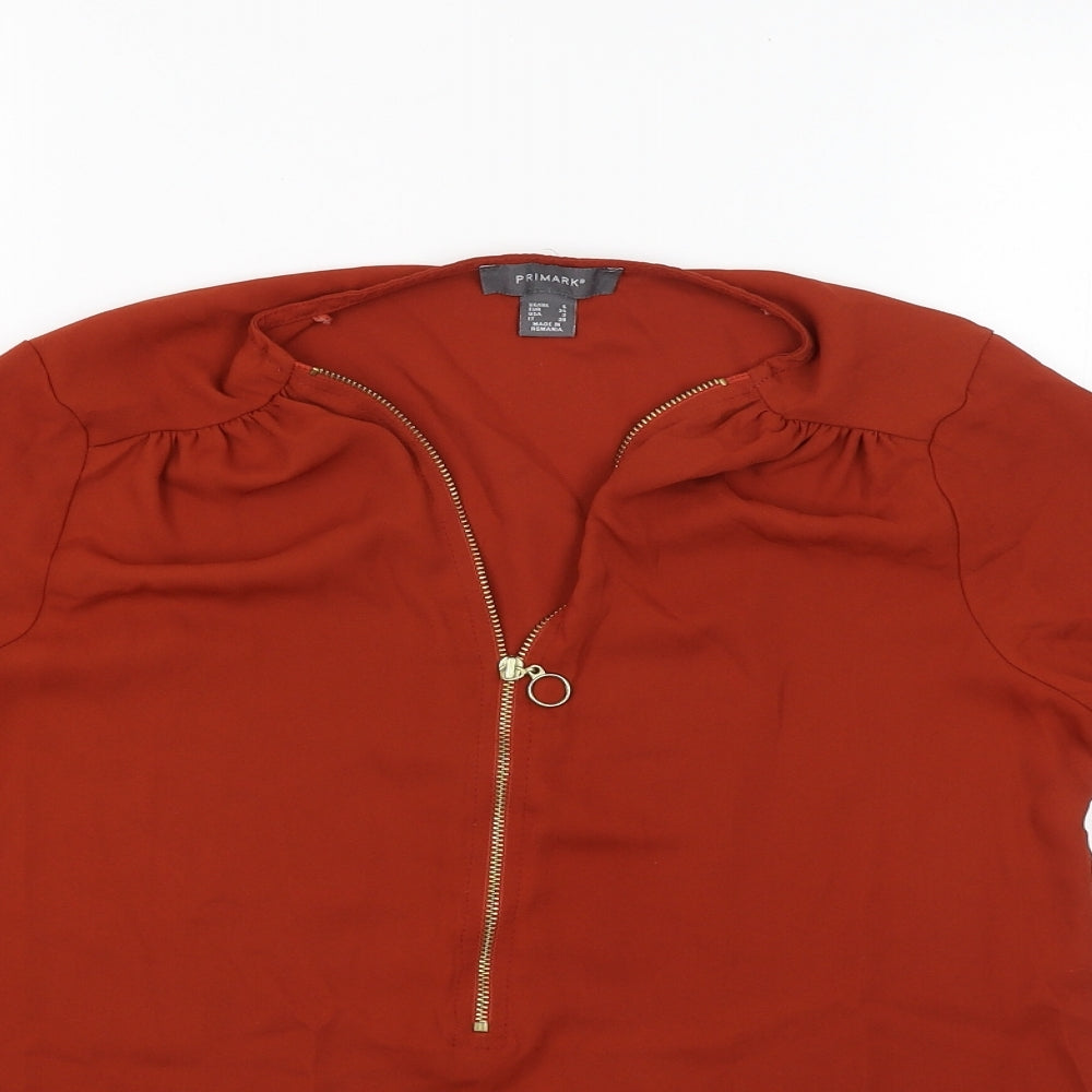 Primark Womens Beige   Basic Blouse Size 6