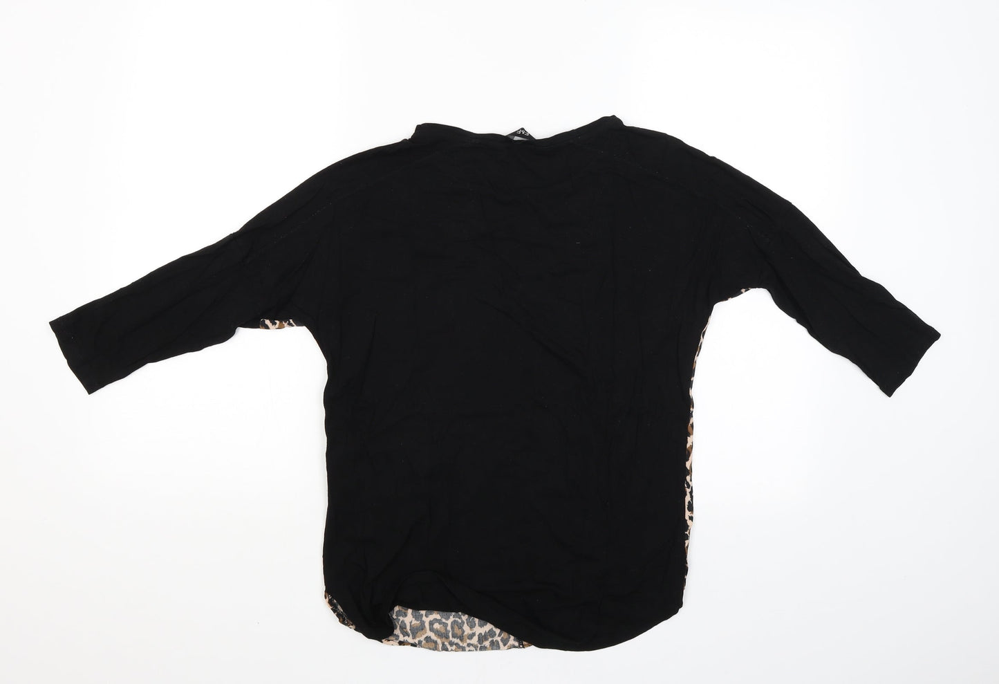 F&F Womens Multicoloured Animal Print  Basic Blouse Size 8