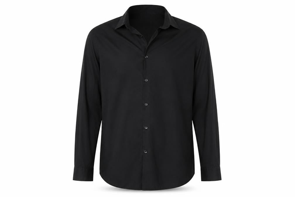 Cedarwood State Mens Black Button-Up Size 17