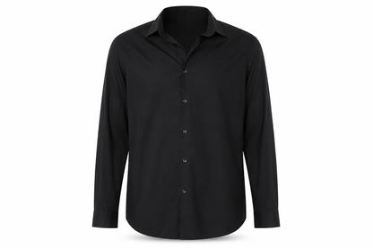 Cedarwood State Mens Black Button-Up Size 17