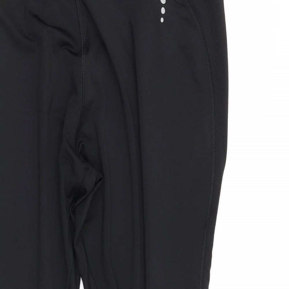 TU Womens Black   Cropped Leggings  L20 in