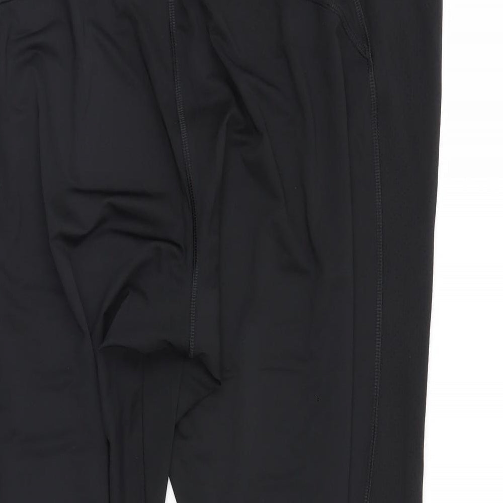 TU Womens Black   Cropped Leggings  L20 in