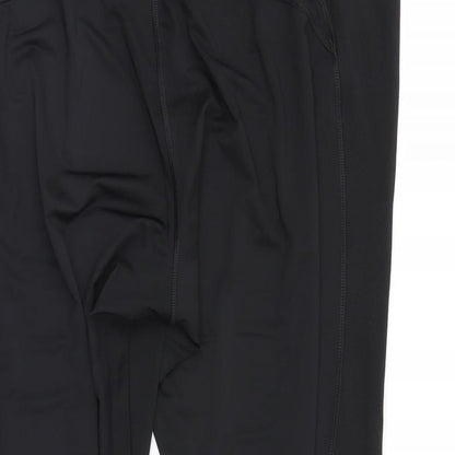 TU Womens Black   Cropped Leggings  L20 in