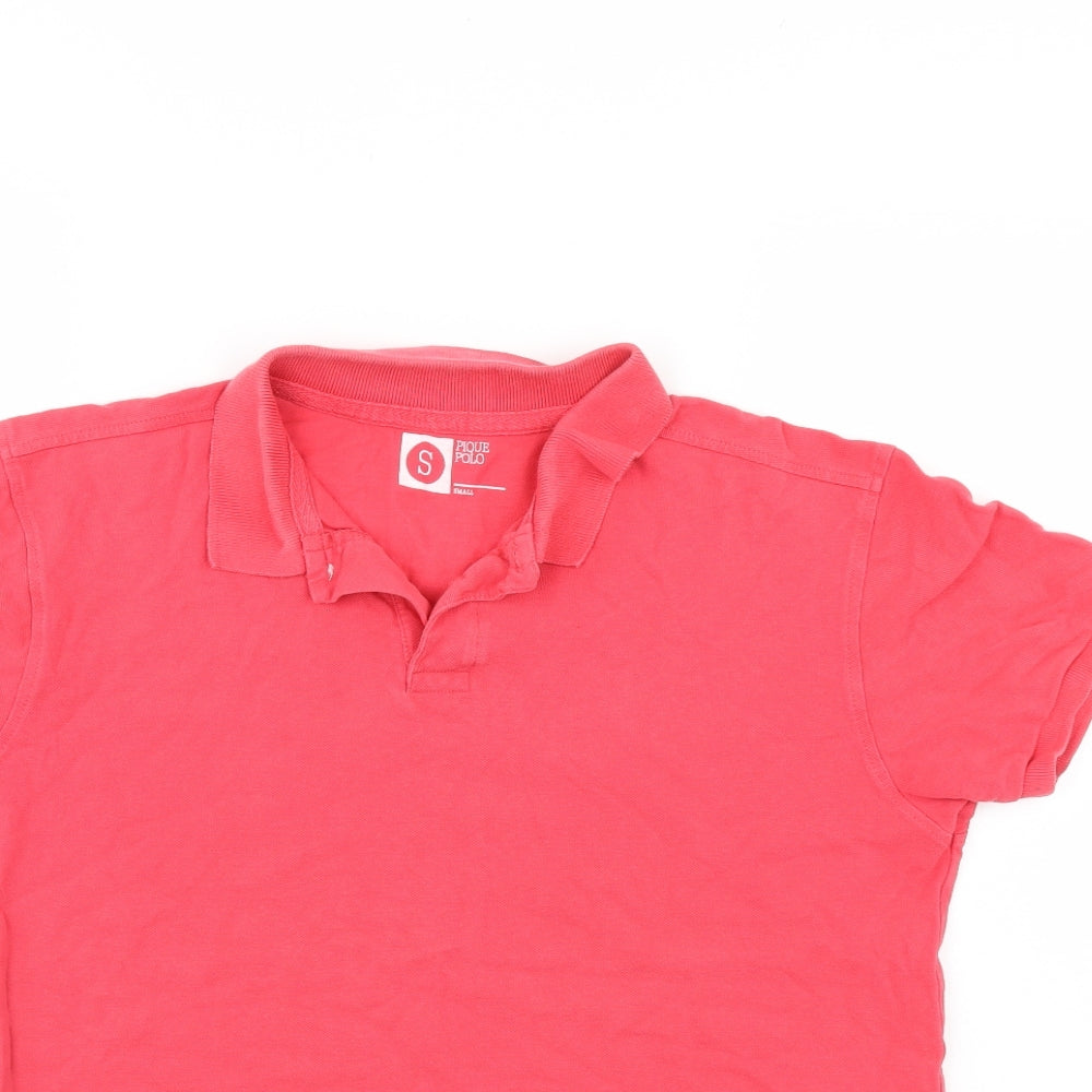 Pique Polo Mens Red    Polo Size S