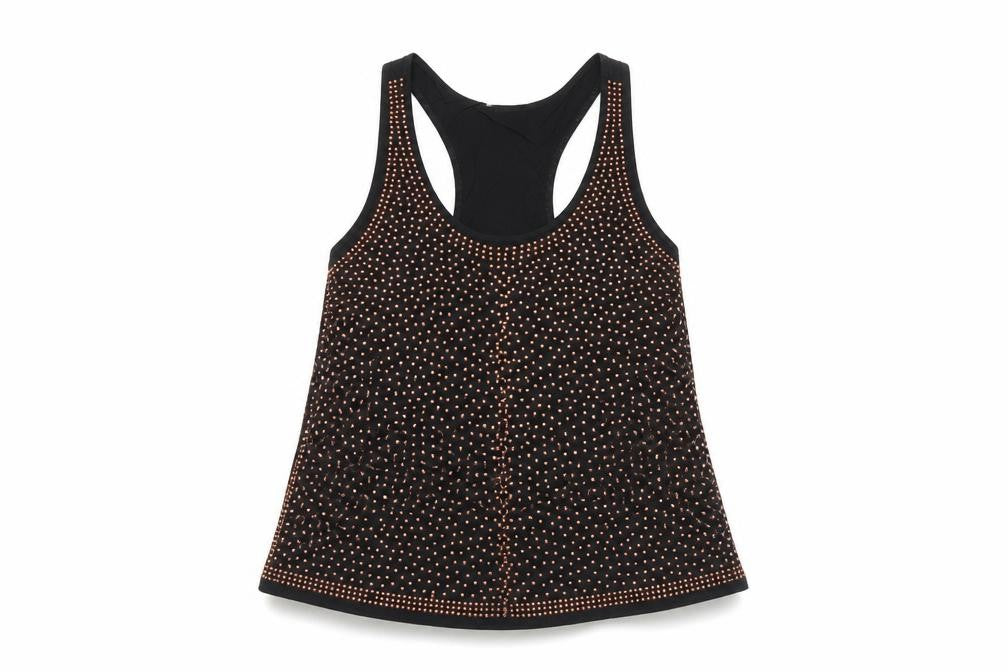 Womens UK Size M Striking Black Basic T-Shirt