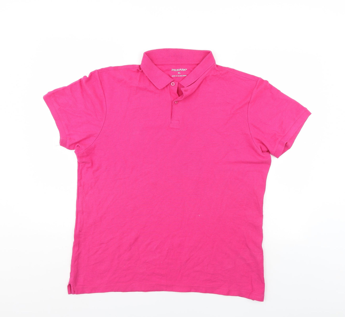 Priark Mens Pink    Polo Size XL