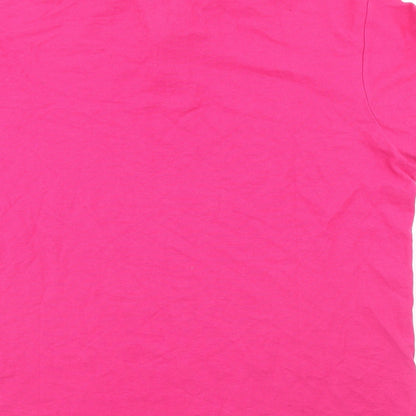 Priark Mens Pink    Polo Size XL