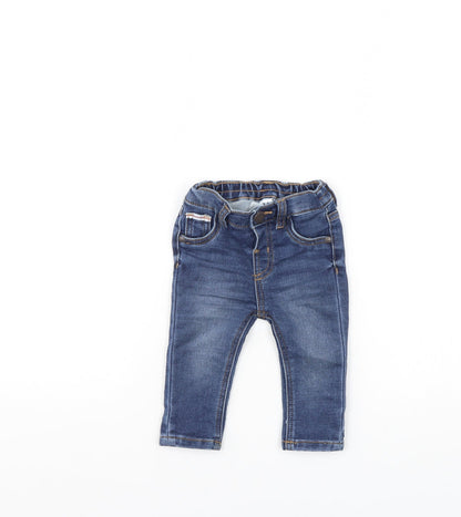 George Boys Blue  Denim  Jeans Size 3-6 Months