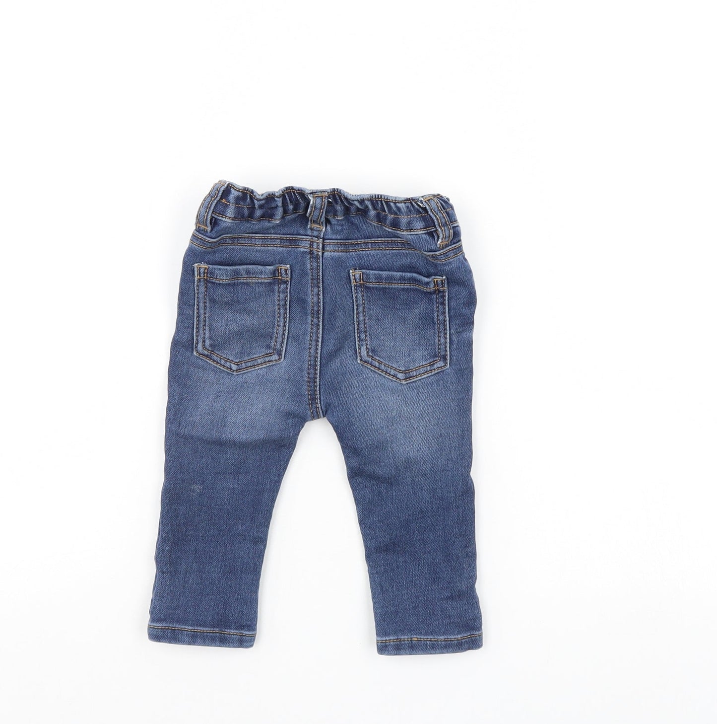 George Boys Blue  Denim  Jeans Size 3-6 Months