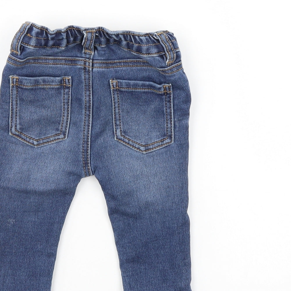 George Boys Blue  Denim  Jeans Size 3-6 Months