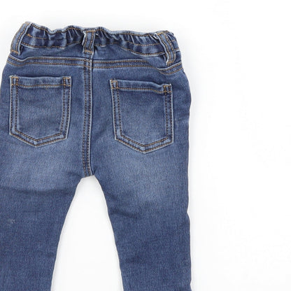 George Boys Blue  Denim  Jeans Size 3-6 Months