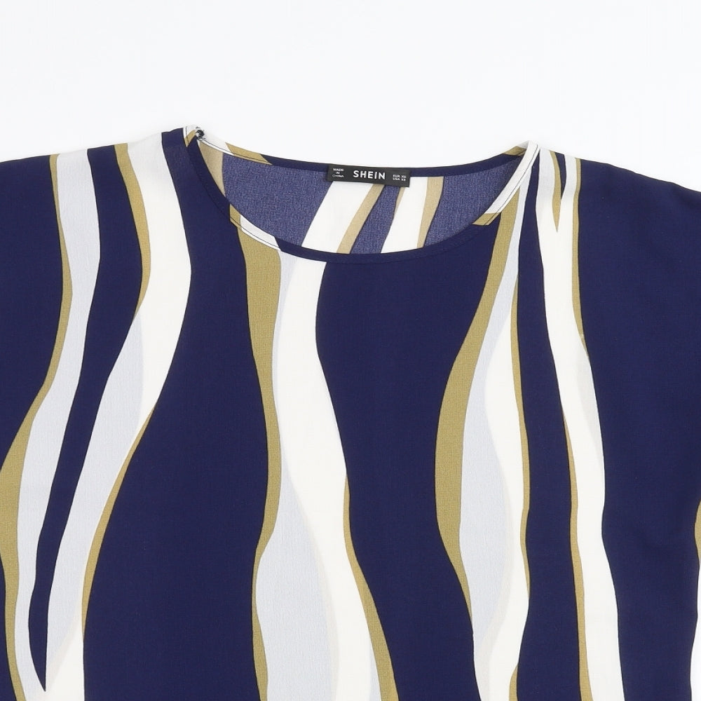 SheIn Womens Blue   Basic T-Shirt Size XS