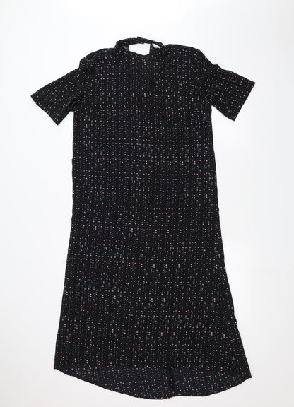 JDY Womens Black Polka Dot  A-Line  Size 6