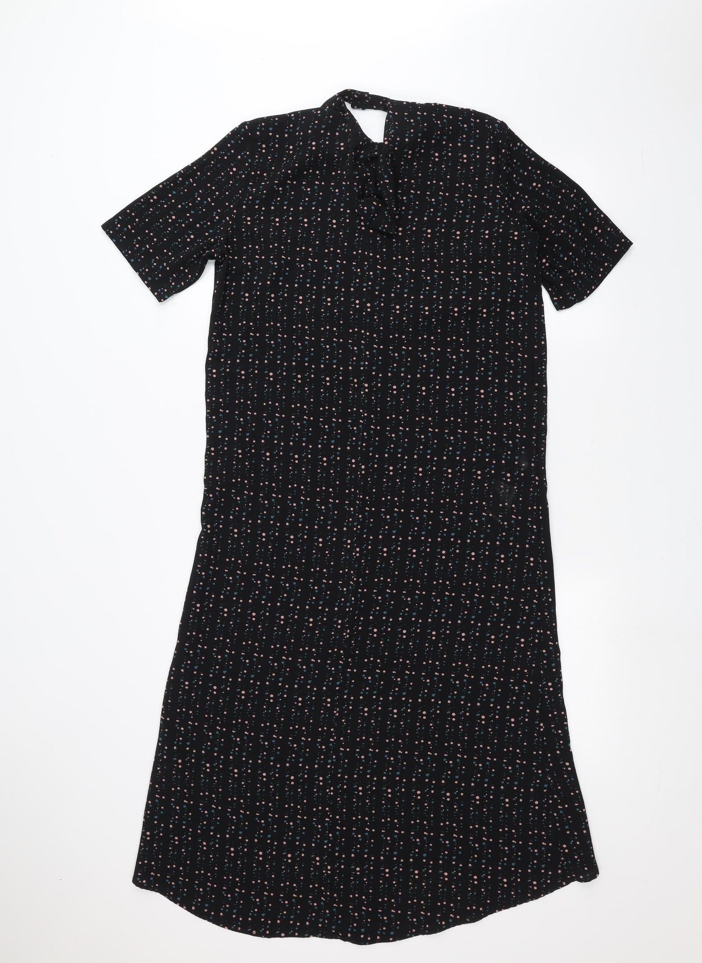 JDY Womens Black Polka Dot  A-Line  Size 6