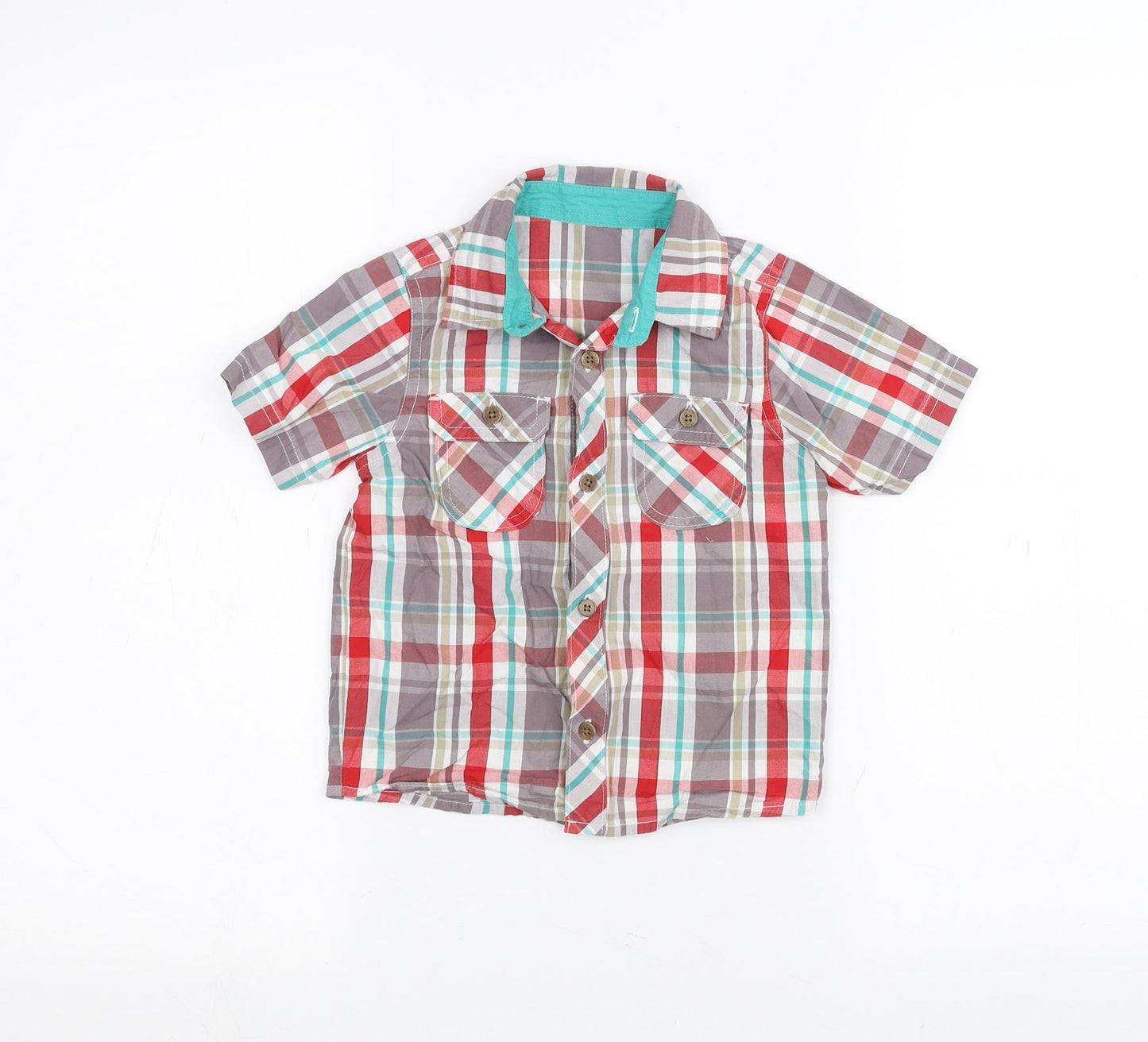 Marks and Spencer Boys White   Basic Button-Up Size 2-3 Years