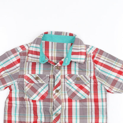 Marks and Spencer Boys White   Basic Button-Up Size 2-3 Years