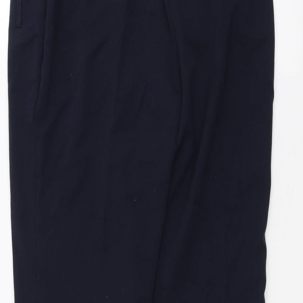 Womens UK Size 12 Marks and Spencer Regular Fit  Blue Trousers