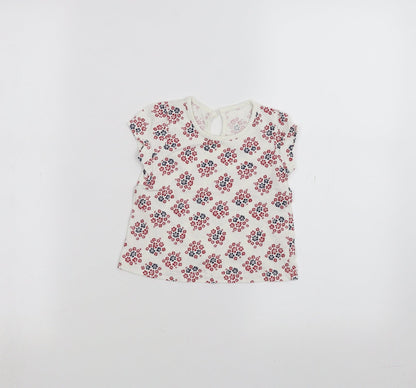 Matalan Baby White   Basic T-Shirt Size 6-9 Months