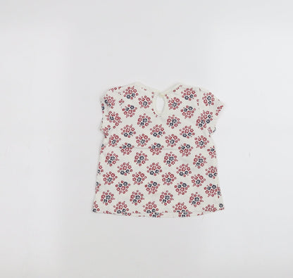 Matalan Baby White   Basic T-Shirt Size 6-9 Months