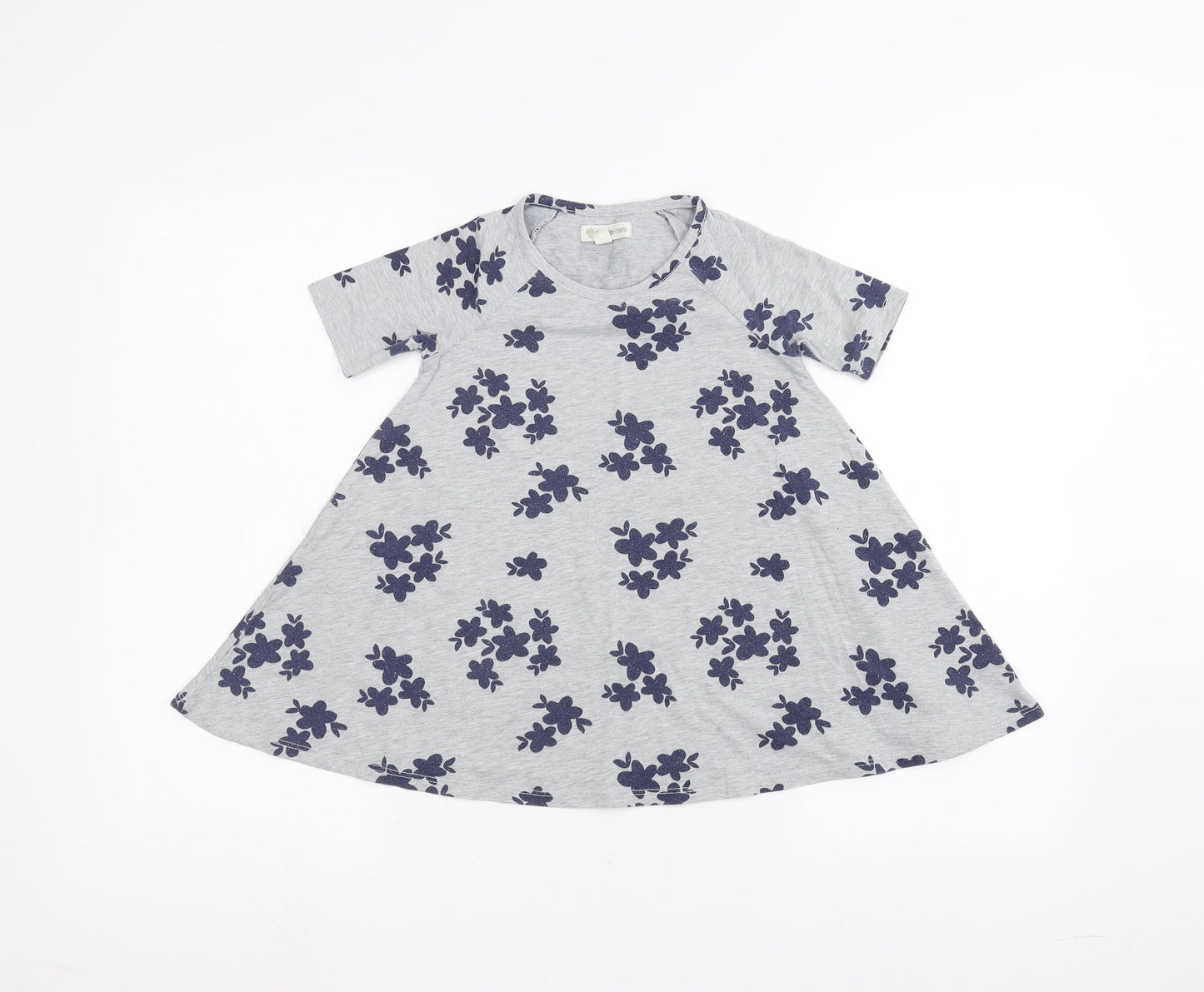 Tucker + Tate Girls Grey Floral  A-Line  Size 3 Years