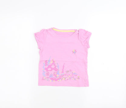 Mothercare Baby Pink   Basic T-Shirt Size 24 Months