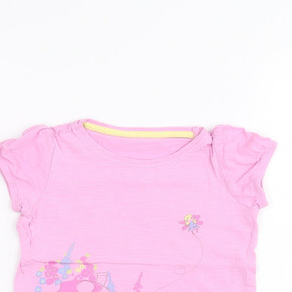 Mothercare Baby Pink   Basic T-Shirt Size 24 Months