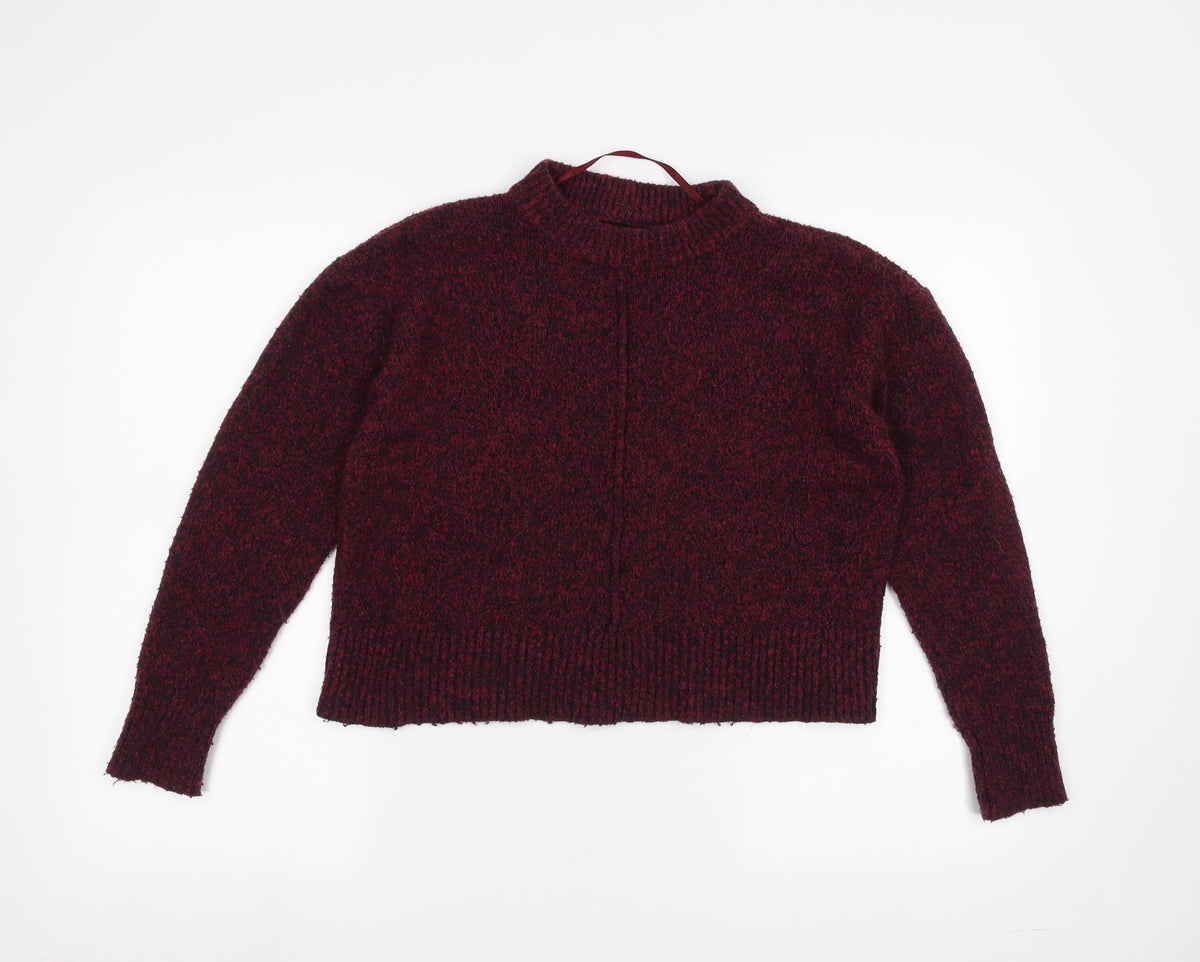 Additional front view of Atmosphere women’s red knit jumper, size UK 8