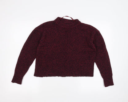 Additional front view of Atmosphere women’s red knit jumper, size UK 8