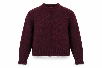 Front view of Atmosphere women’s red knit jumper, size UK 8