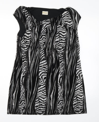 Roman Womens Black   A-Line  Size M