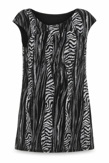 Roman Womens Black   A-Line  Size M