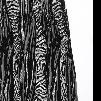 Roman Womens Black   A-Line  Size M