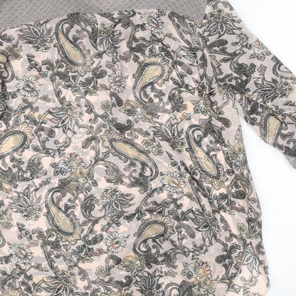 Womens UK Size 14 Dorothy Perkins Pink Basic Blouse