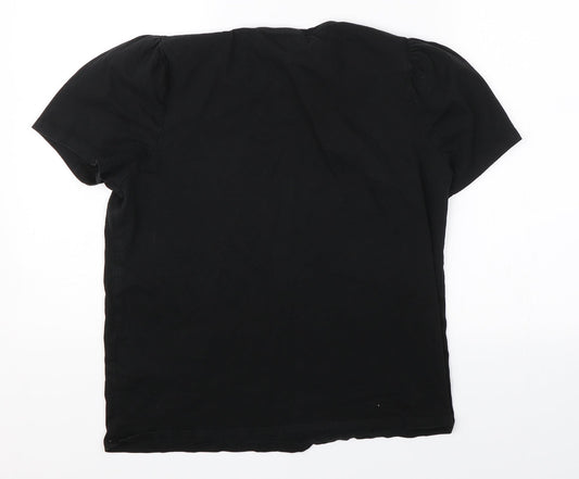 F&F Womens Black   Basic T-Shirt Size 12