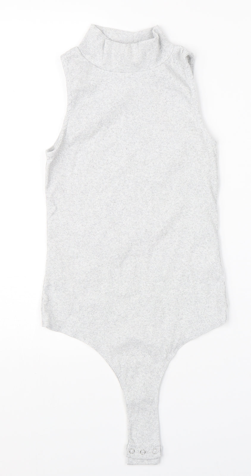 I SAW IT FIRST Womens Grey   Bodysuit One-Piece Size 10