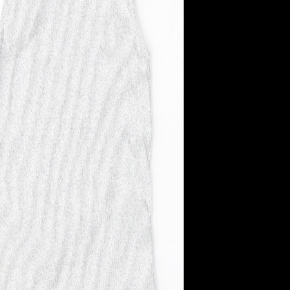 I SAW IT FIRST Womens Grey   Bodysuit One-Piece Size 10